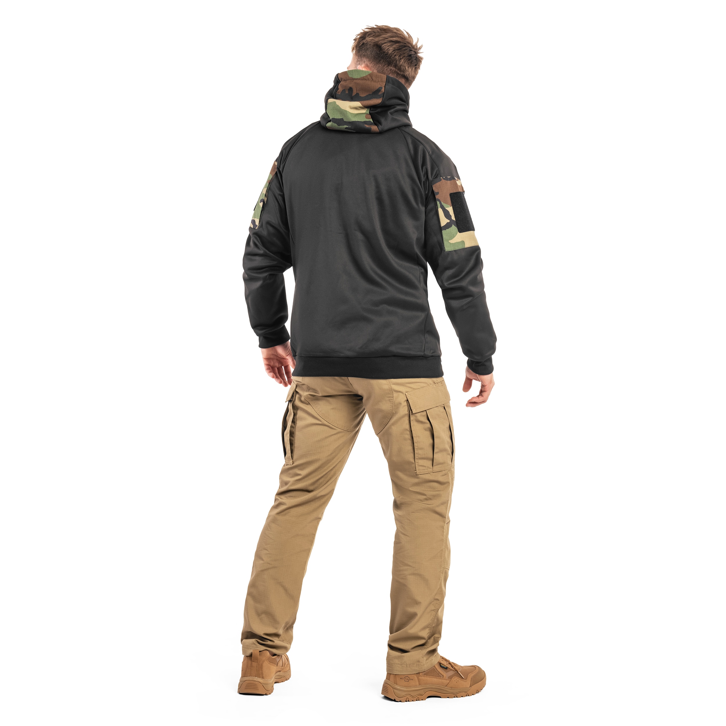 Helikon-Tex Rogue Hoodie - Black/US Woodland