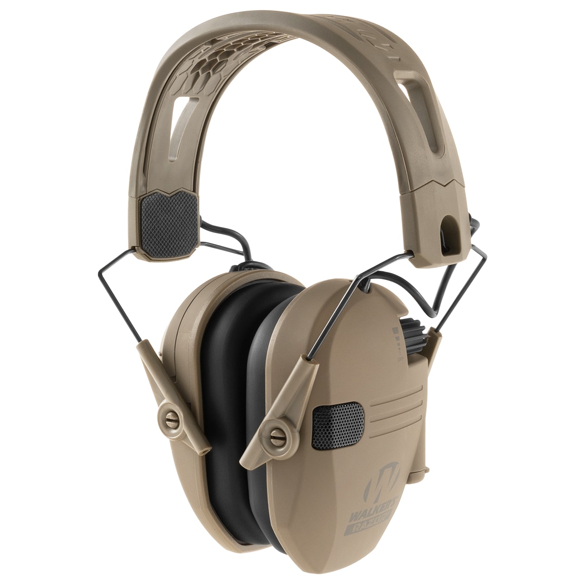 Walker's Razor Tacti-Grip Hearing Protectors - Flat Dark Earth