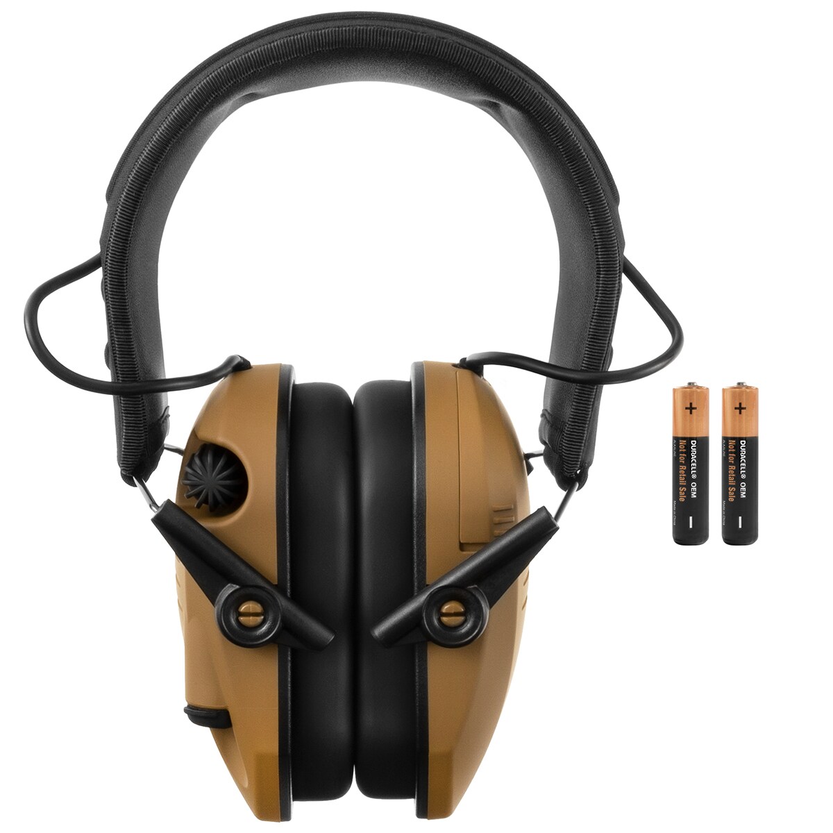 Walker's Razor Slim Hearing Protectors - Battle Brown 