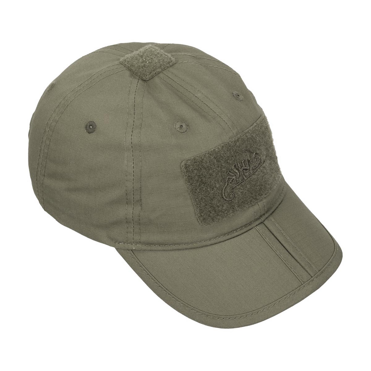 Helikon Folding PolyCotton Rip-Stop Baseball Cap plus velcro - Adaptive Green