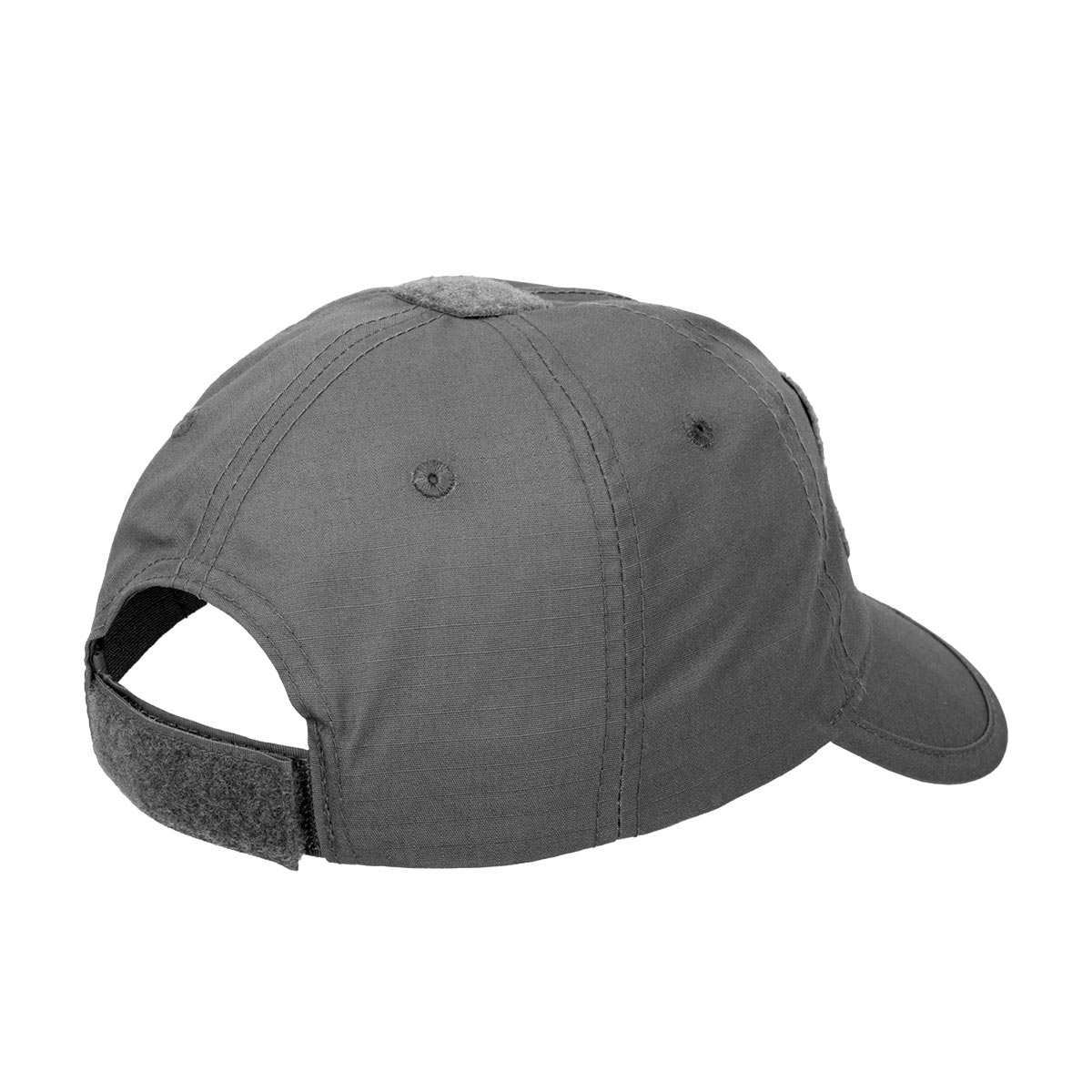 Helikon Folding PolyCotton Rip-Stop Baseball Cap plus velcro - Shadow Grey