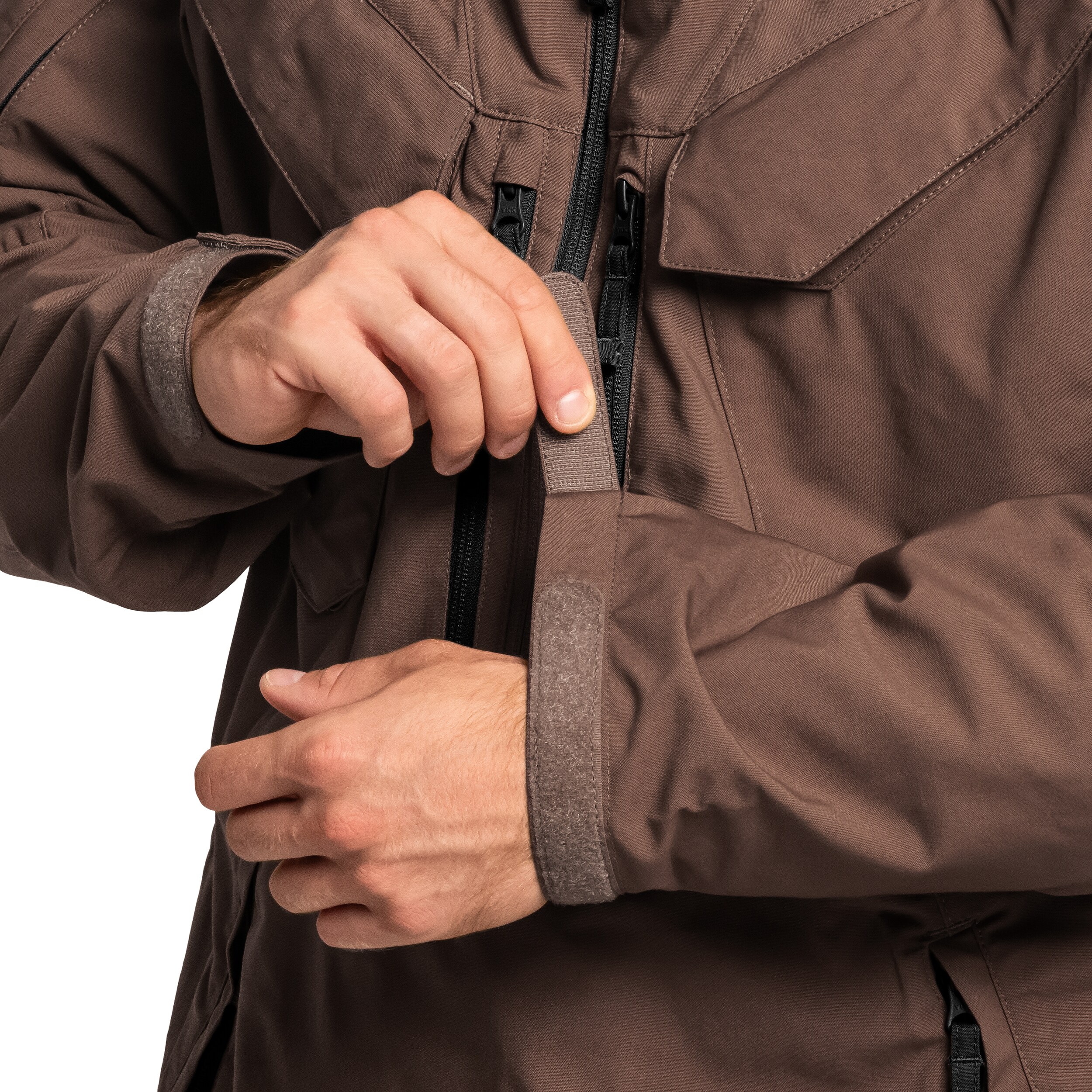 Helikon Pilgrim Anorak Jacket - Earth Brown/Black