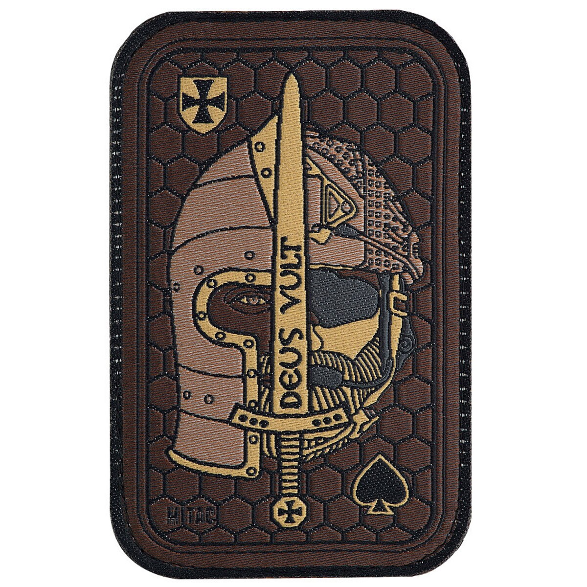 M-Tac Deus Vult Ace Morale Patch - Coyote