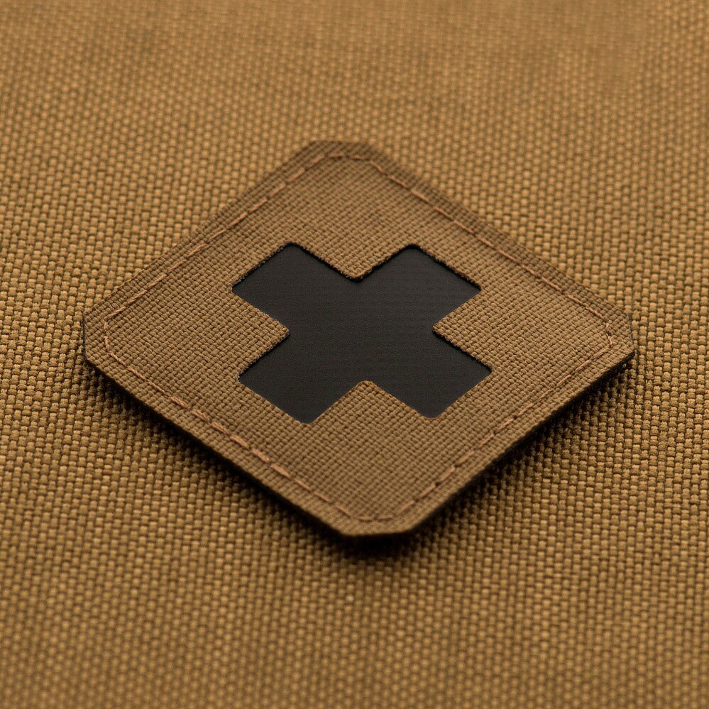 M-Tac Medic Cross Laser Cut medical patch - Coyote/Black