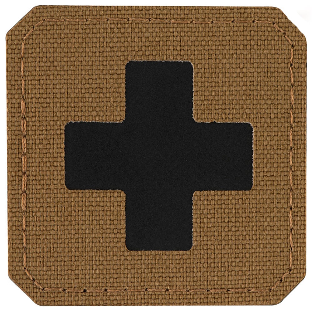 M-Tac Medic Cross Laser Cut medical patch - Coyote/Black