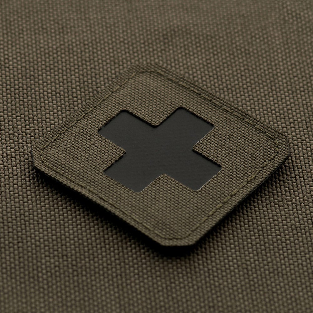 M-Tac Medic Cross Laser Cut Medic Patch - Ranger Green/Black