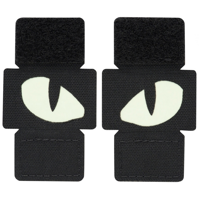 M-Tac Tiger Eyes Laser Cut patch (pair) - Black