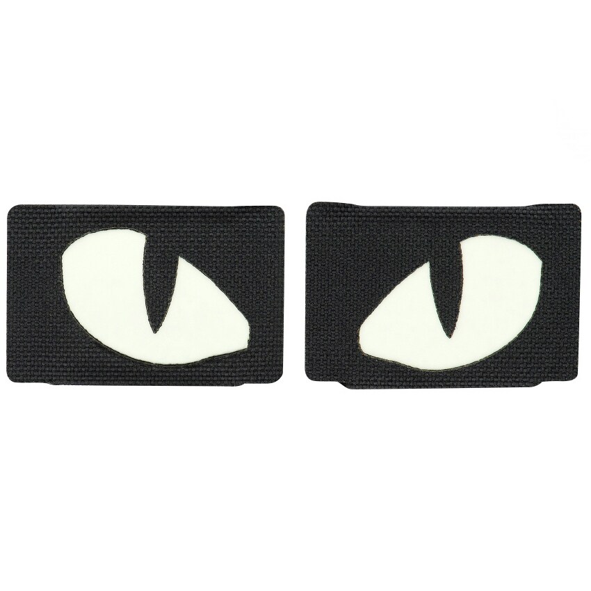 M-Tac Tiger Eyes Laser Cut patch (pair) - Black