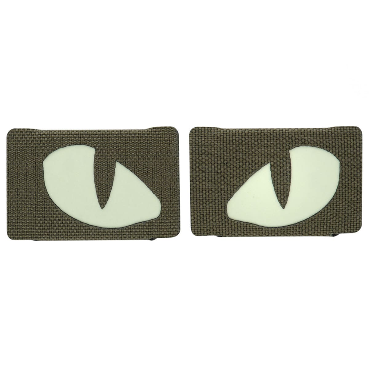 M-Tac Tiger Eyes Laser Cut Patch (double) - Ranger Green