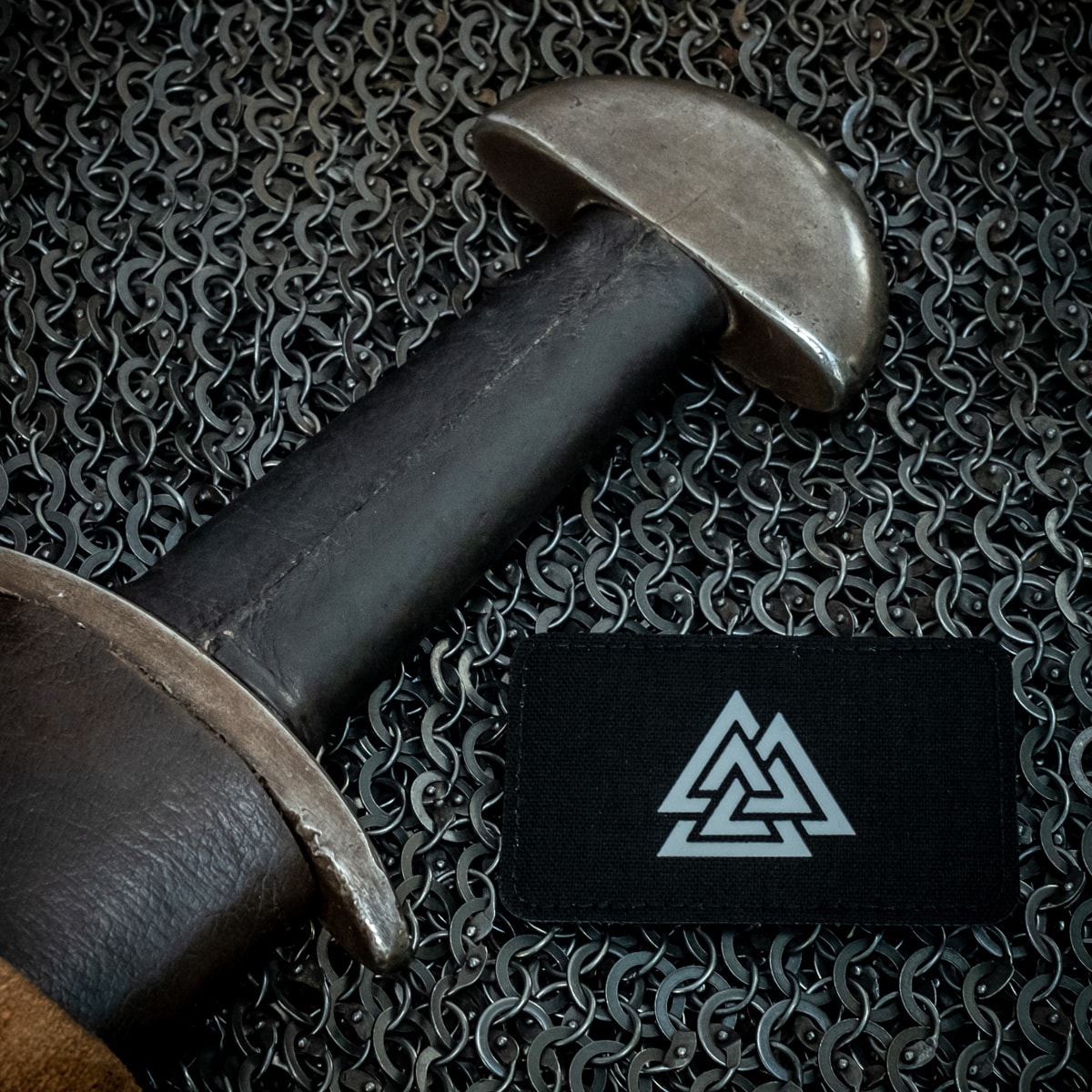 M-Tac Valknut Laser Cut Patch - Black / Gray