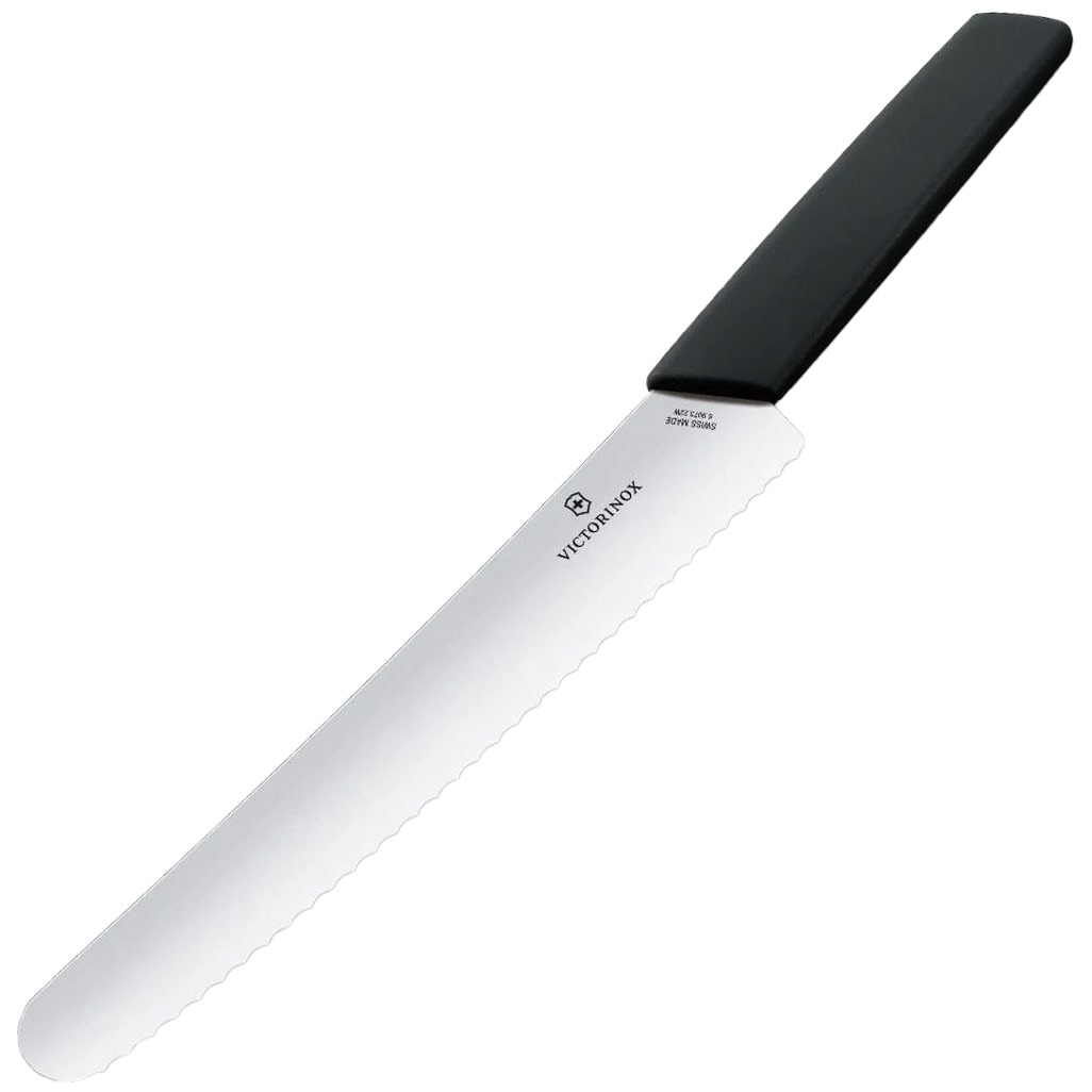 Victorinox Modern Kitchen Knife Serrated 22 cm - Black