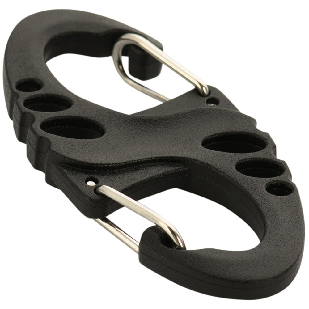 M-Tac Plastic S-Hook Carabiner Black 