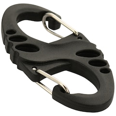 M-Tac Plastic S-Hook Carabiner Black