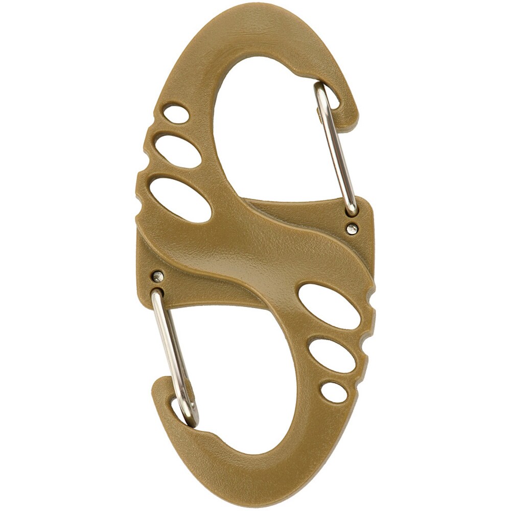 M-Tac Plastic S-Hook Carabiner Coyote 