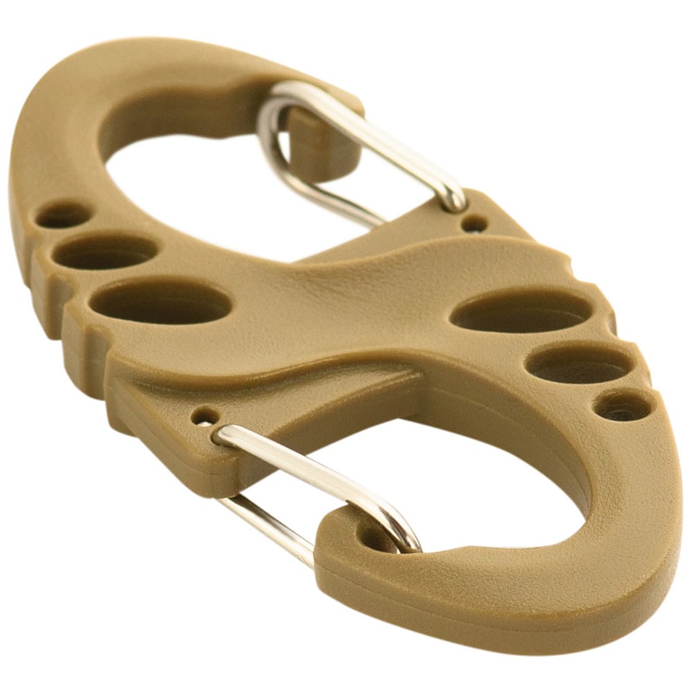 M-Tac Plastic S-Hook Carabiner Coyote 