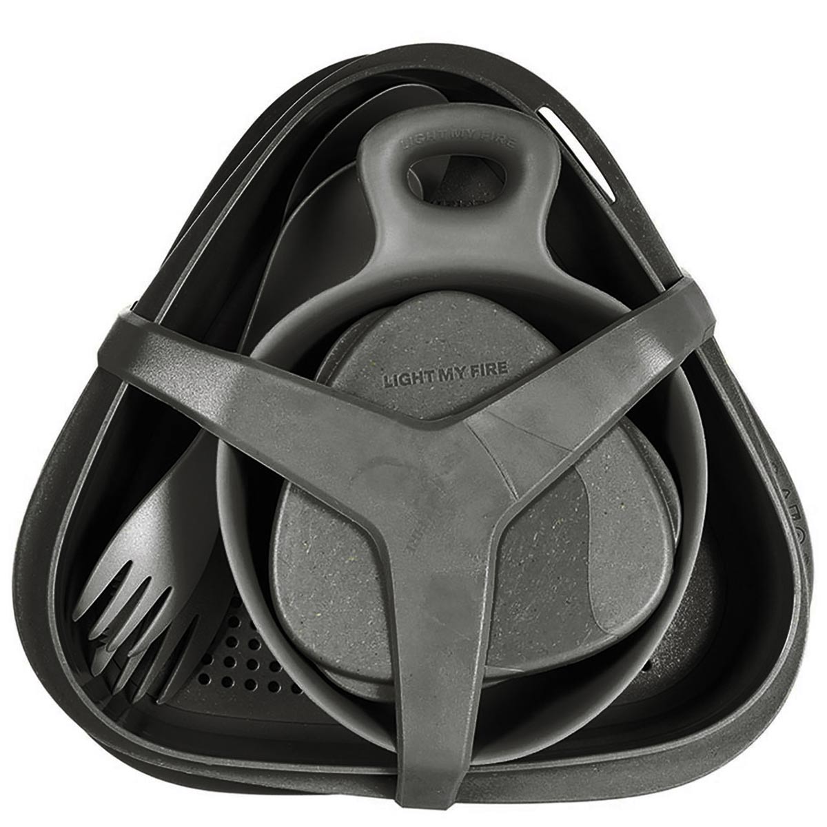 Light My Fire Outdoor MealKit Bio Tourist Set - Salty Black