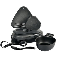Light My Fire Outdoor MealKit Bio Tourist Set - Salty Black