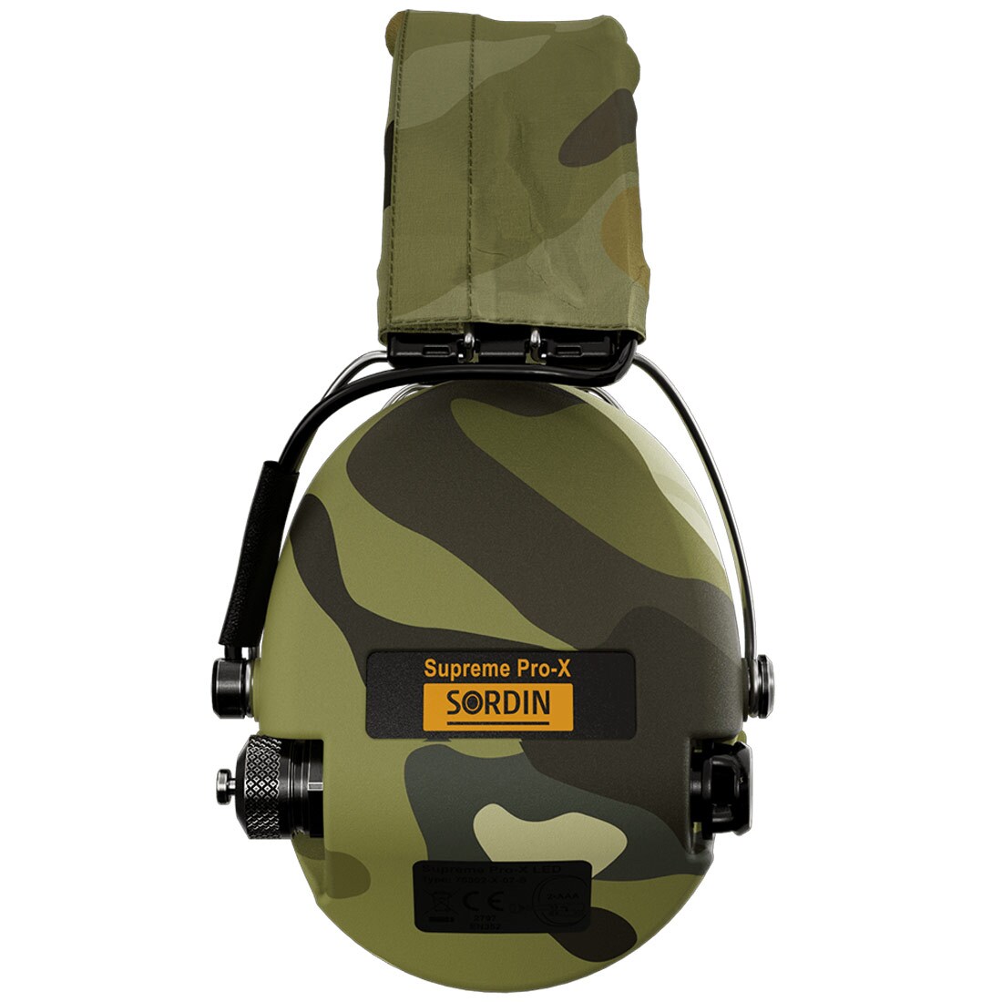 Sordin Supreme Pro-X LED Active Hearing Protectors Camo 