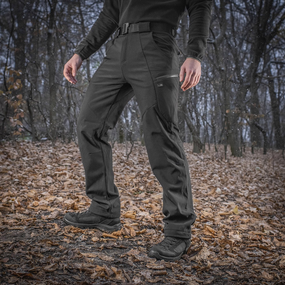 M-Tac Softshell Winter Pants - Black