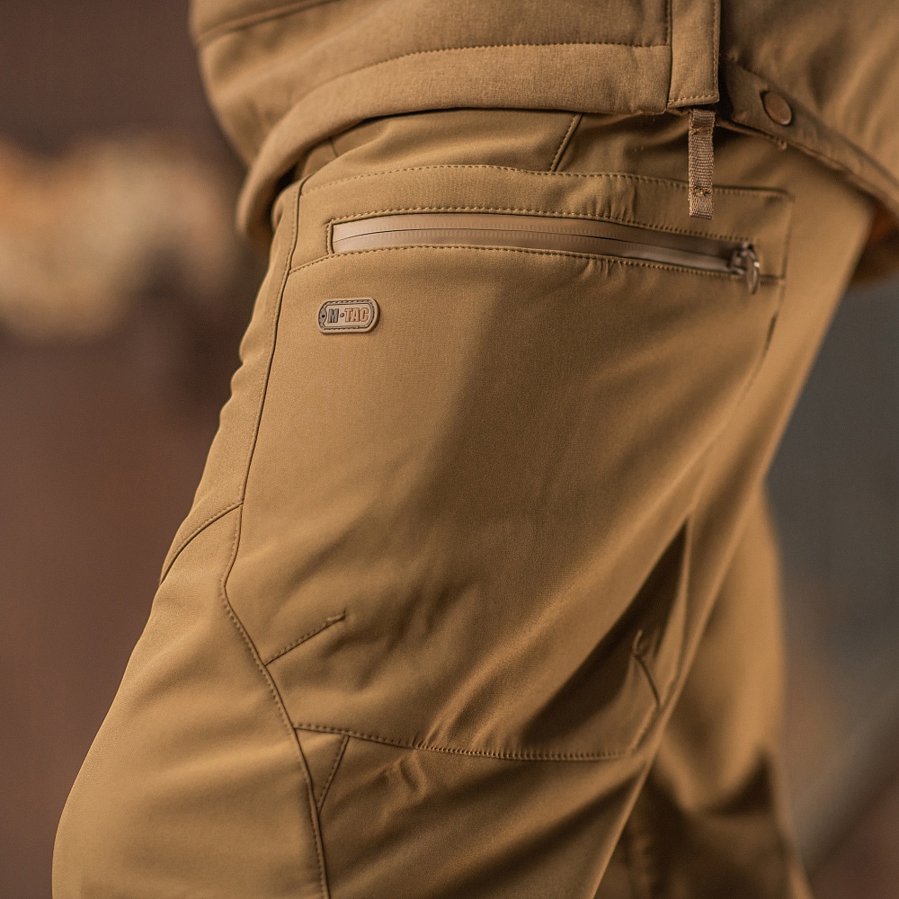 M-Tac Softshell Winter Trousers - Coyote