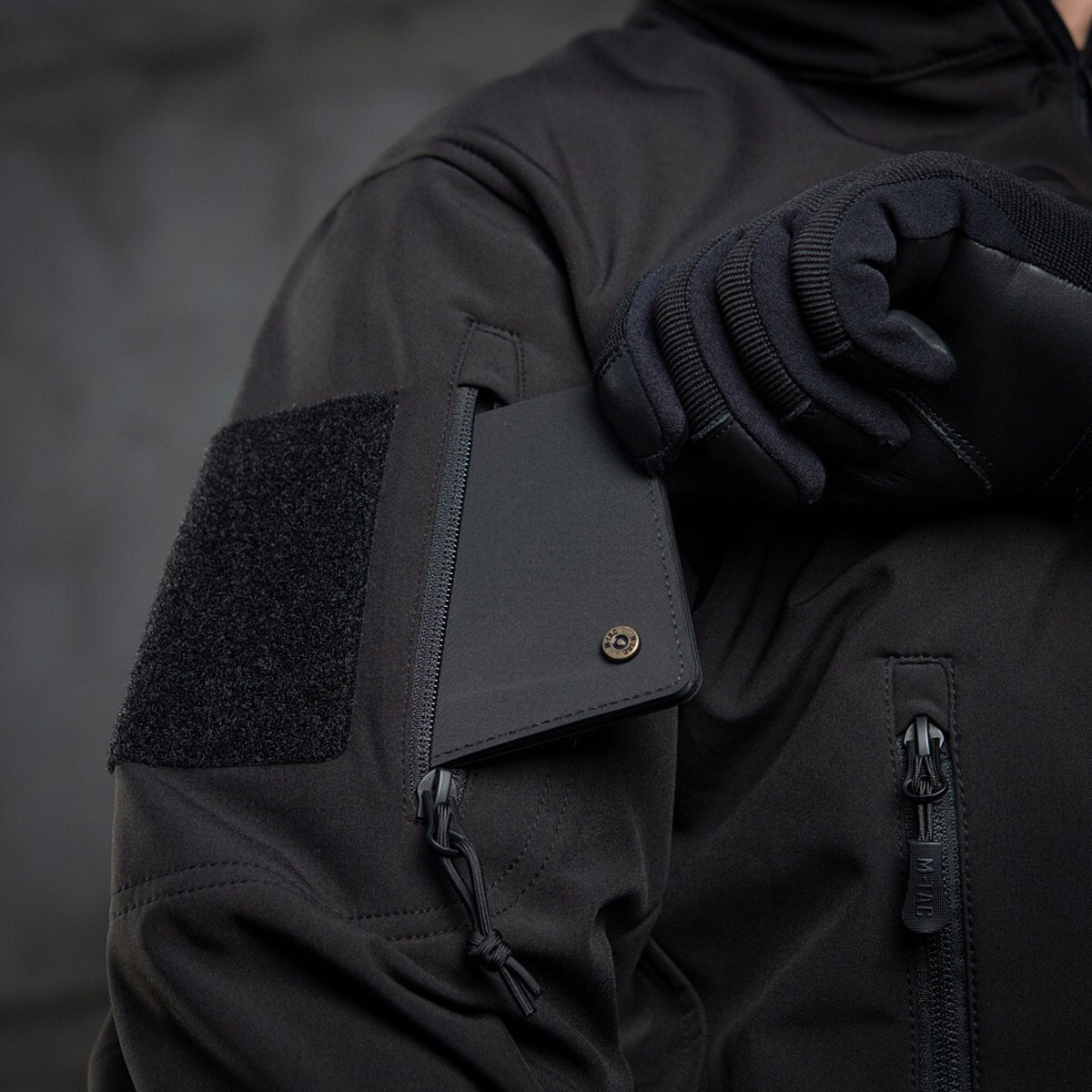 M-Tac Softshell Police Jacket - Black