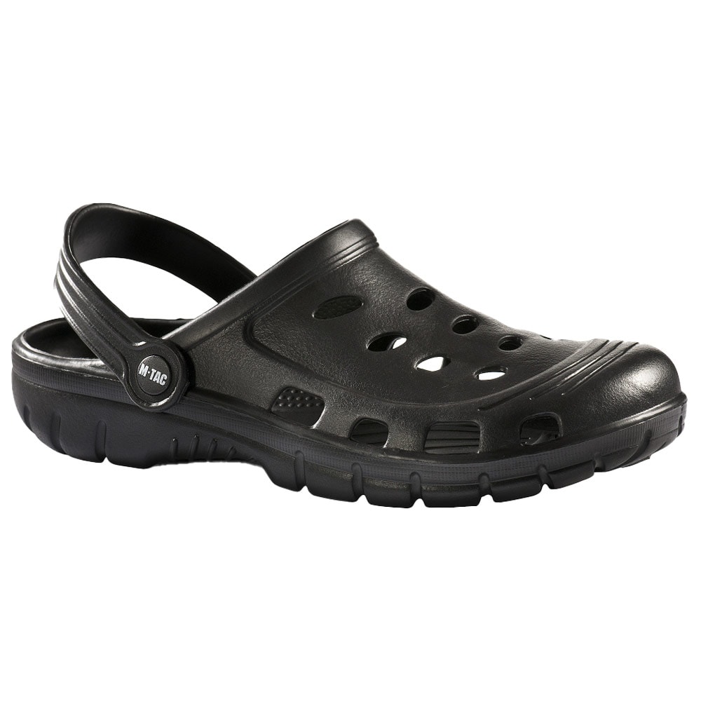 M -TAC Rubber Flip Flops Black