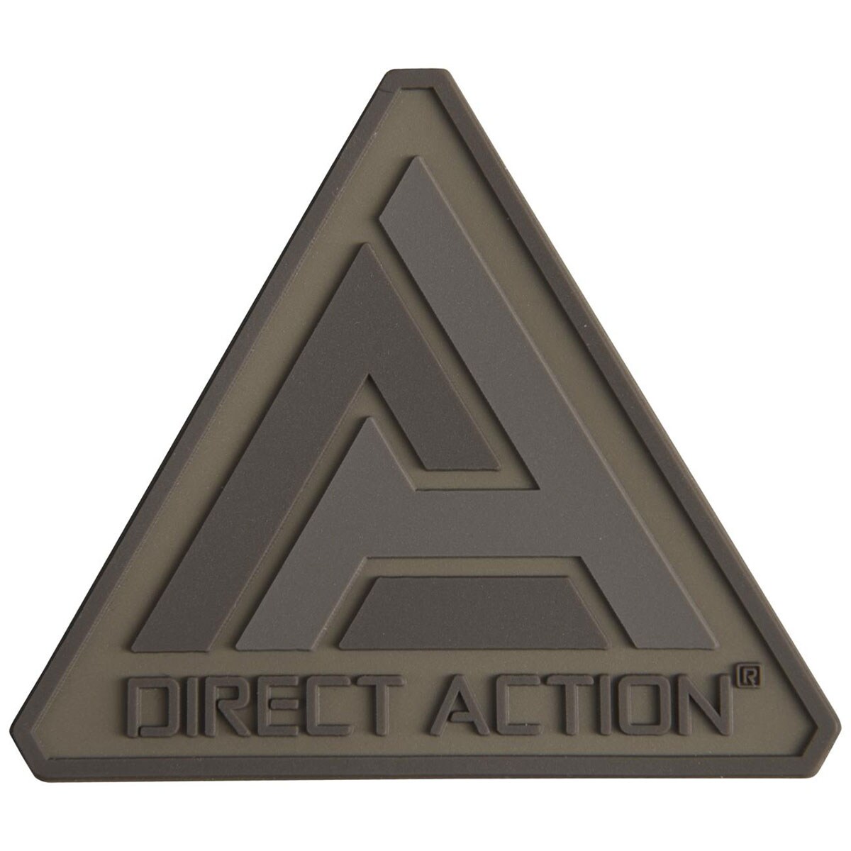 Direct Action Logo PVC Patch - Coyote Brown