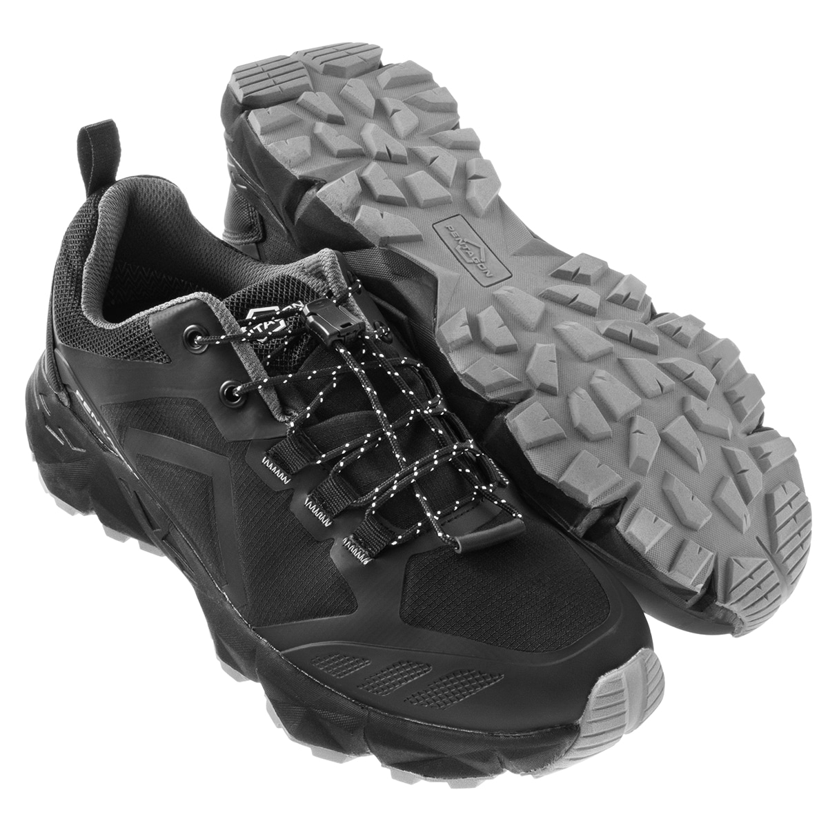 Black trekking shoes sales
