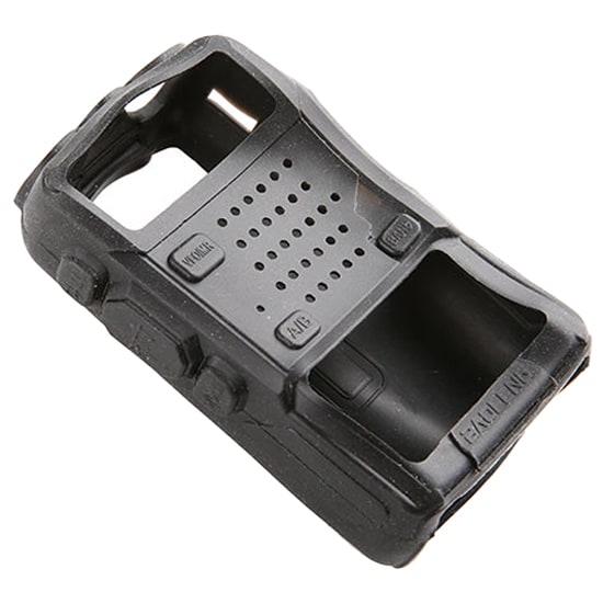 Baofeng UV-5R radio rubber protection overlay - Black