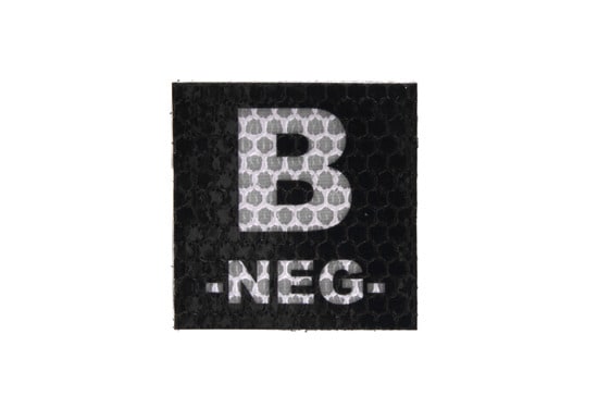 IR Blood Type B NEG Patch