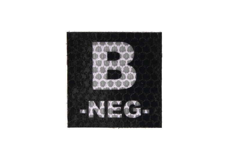 IR Blood Type B NEG Patch