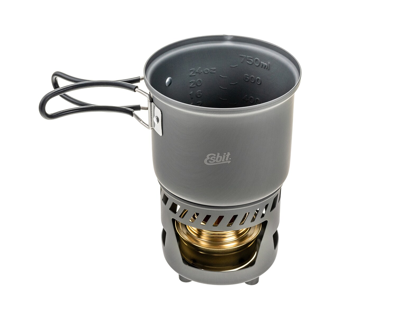 Esbit Tourist stove with a pot Cookset 985 ml