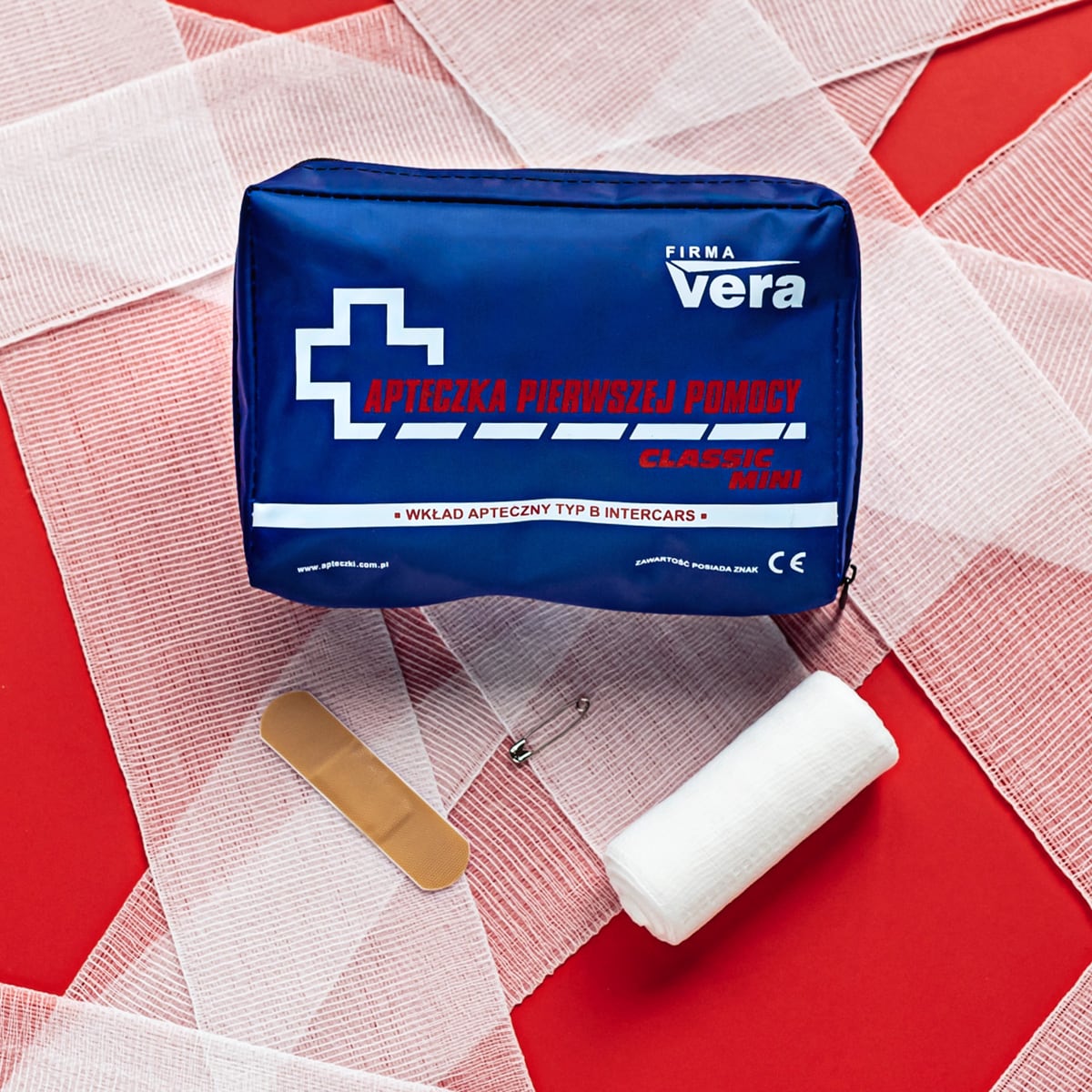 Vera Classic Mini Waterproof First Aid Kit - Blue