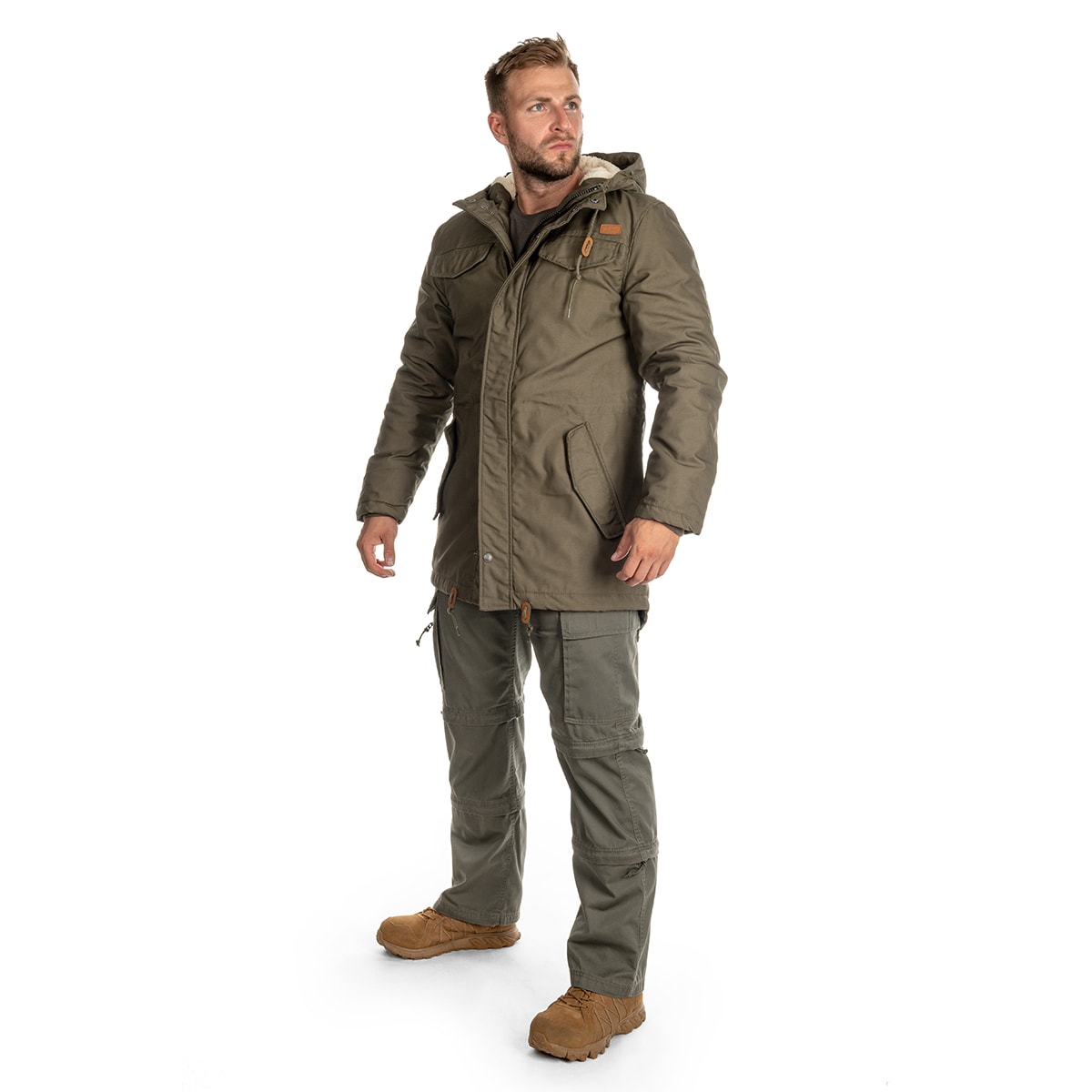 Brandit Marsh Lake Parka Jacket - Olive