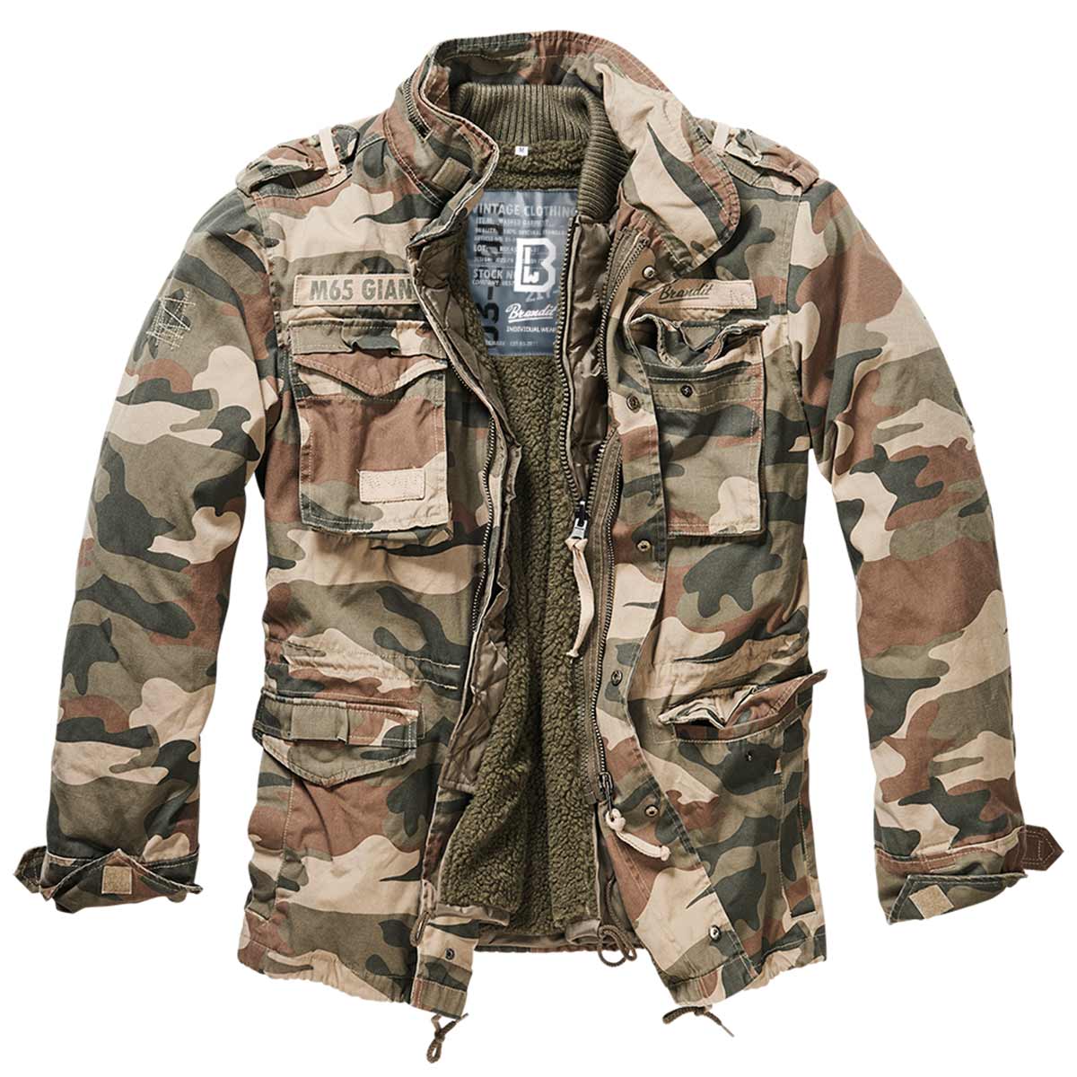 Brandit M65 Giant Jacket - Light Woodland