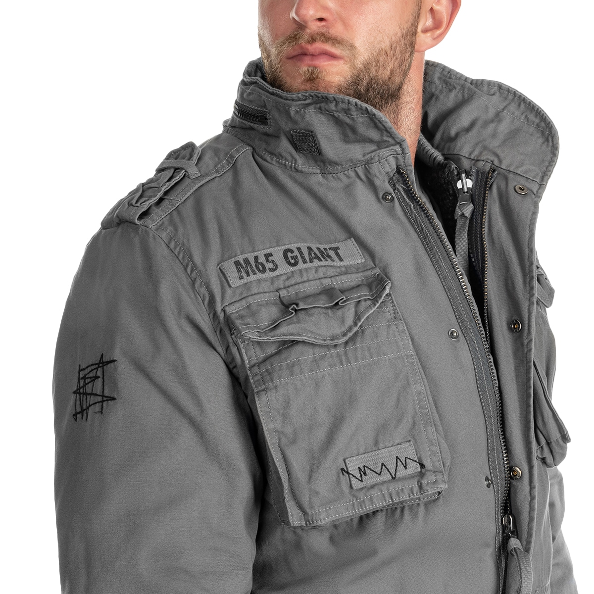 Brandit M65 Giant Jacket - Charcoal Grey