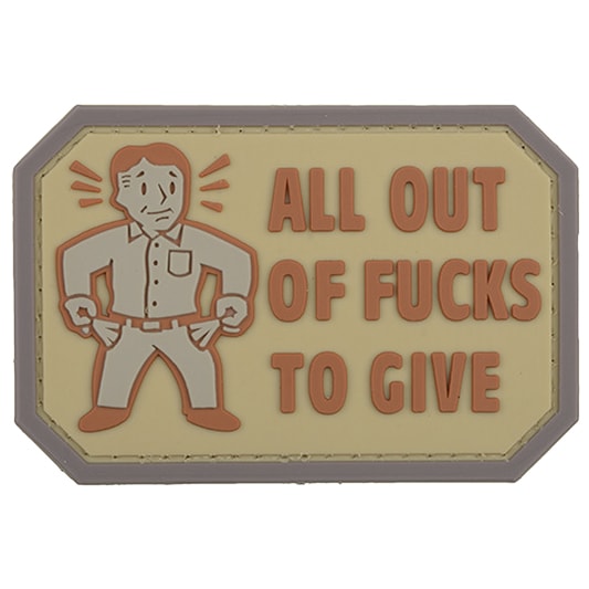 GFC Tactical 3D patch - All Out - tan