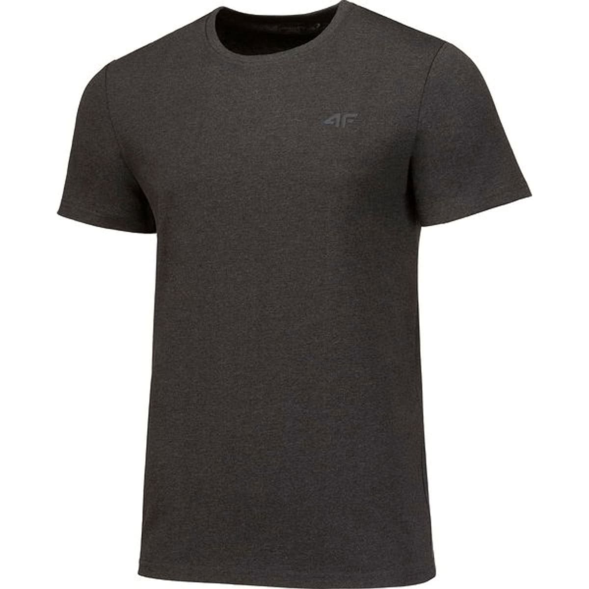 4F TSM352 T-Shirt - Dark Grey Melange