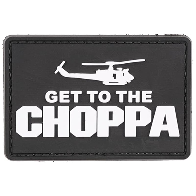 3D Patch - GFC Get to the Choppa Black