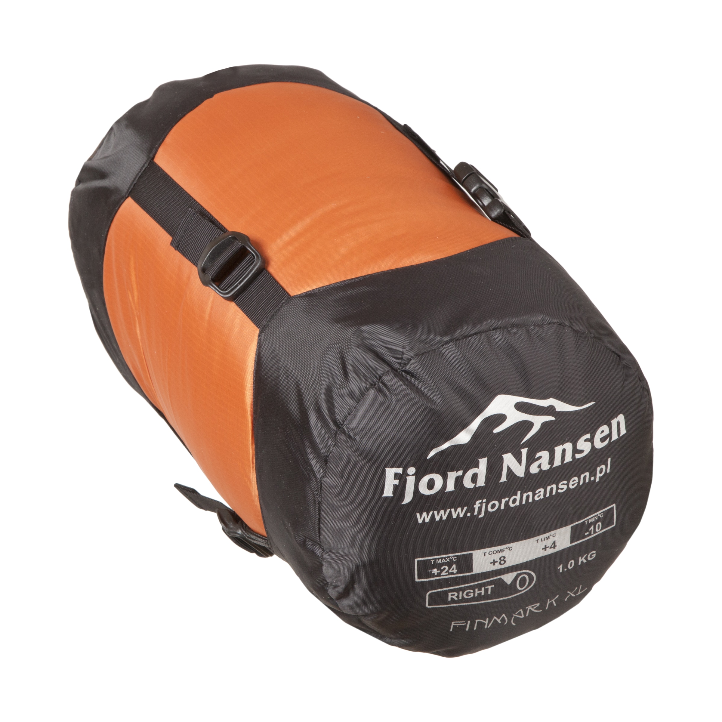 Fjord Nansen Finmark XL Carnelian 1000 g Sleeping Bag - left
