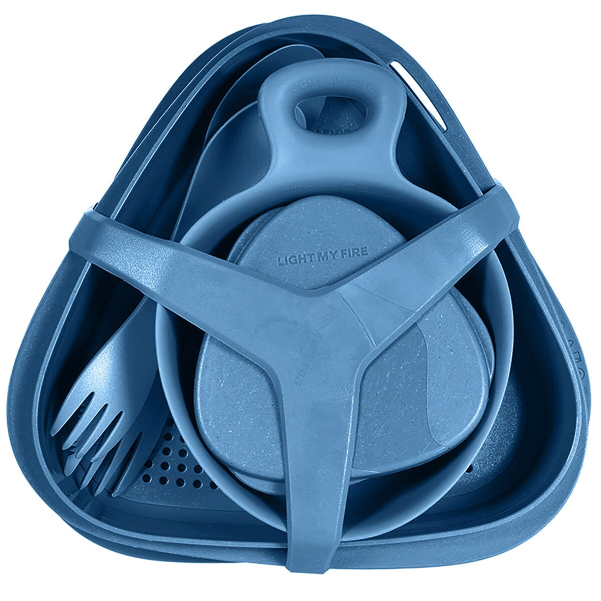 Light My Fire Outdoor MealKit Bio Tourist Set - Hazy Blue
