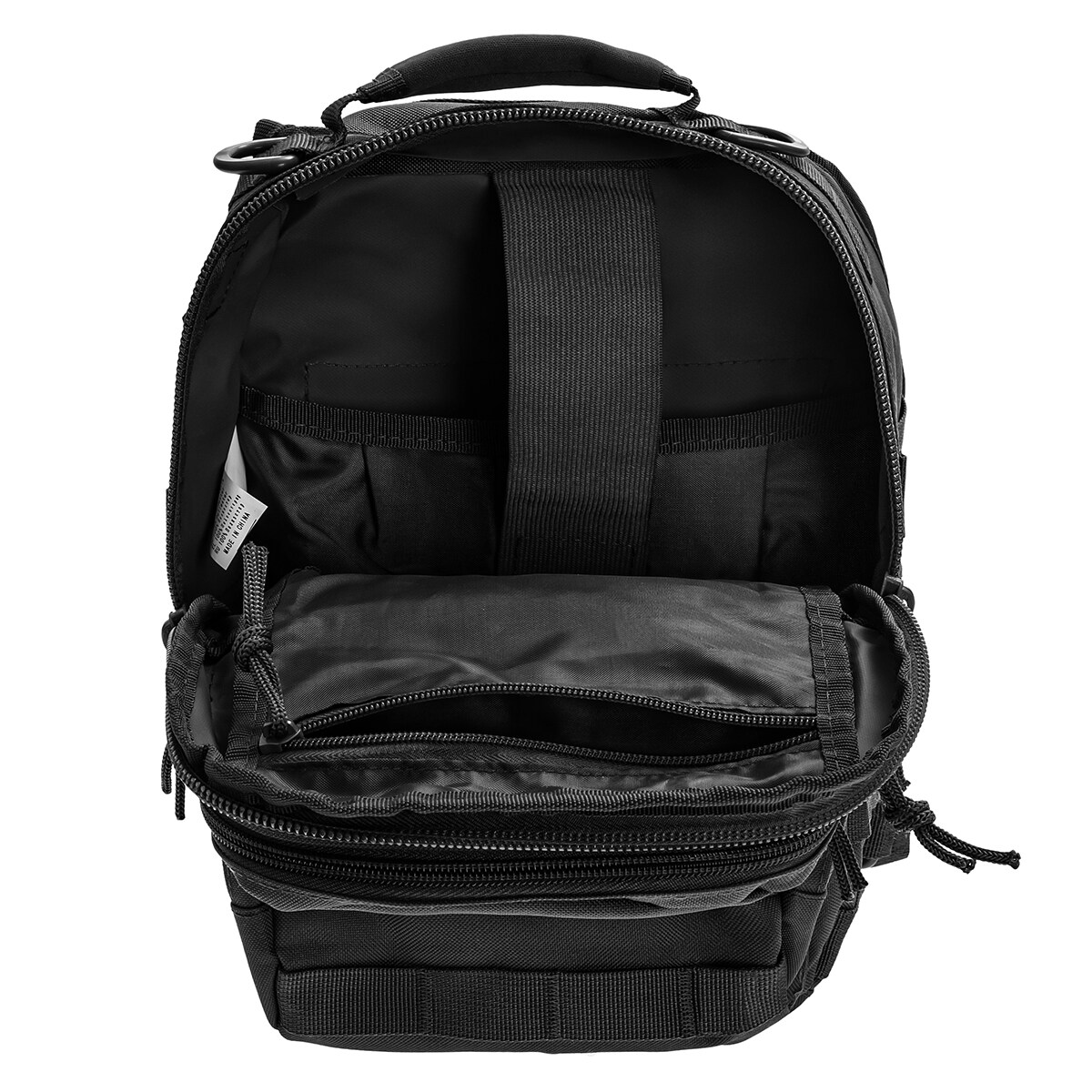 Mil-Tec Assault 10 l One Strap Shoulder Backpack - Black
