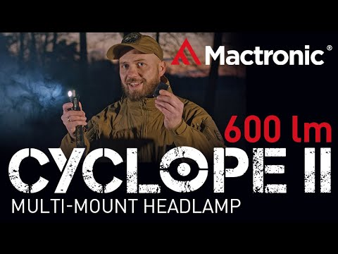 Mactronic Cyclope II Head torch and Angled Torch - 600 lumens