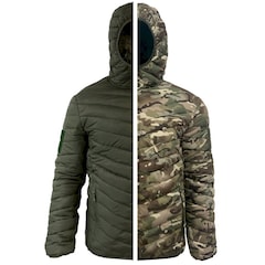 Texar Reverse Reversible Down Jacket - Olive / Arid MC Camo
