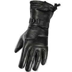 M-Tac Leather Winter Gloves - Black