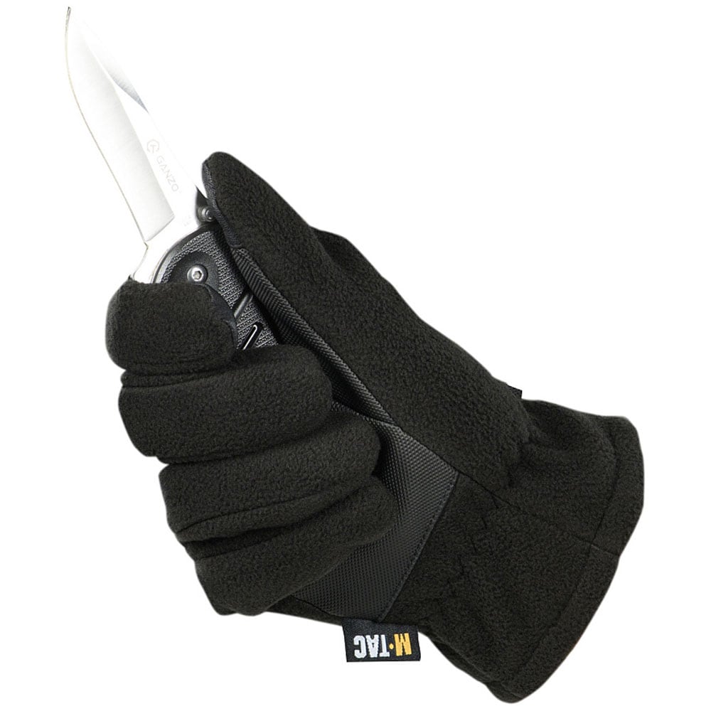 M-Tac Winter Fleece Thinsulate Gloves - Black