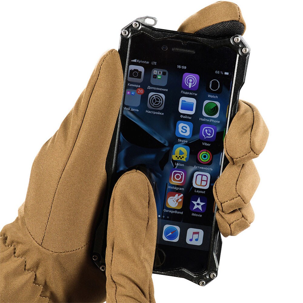 M-Tac Winter Softshell Gloves - Coyote