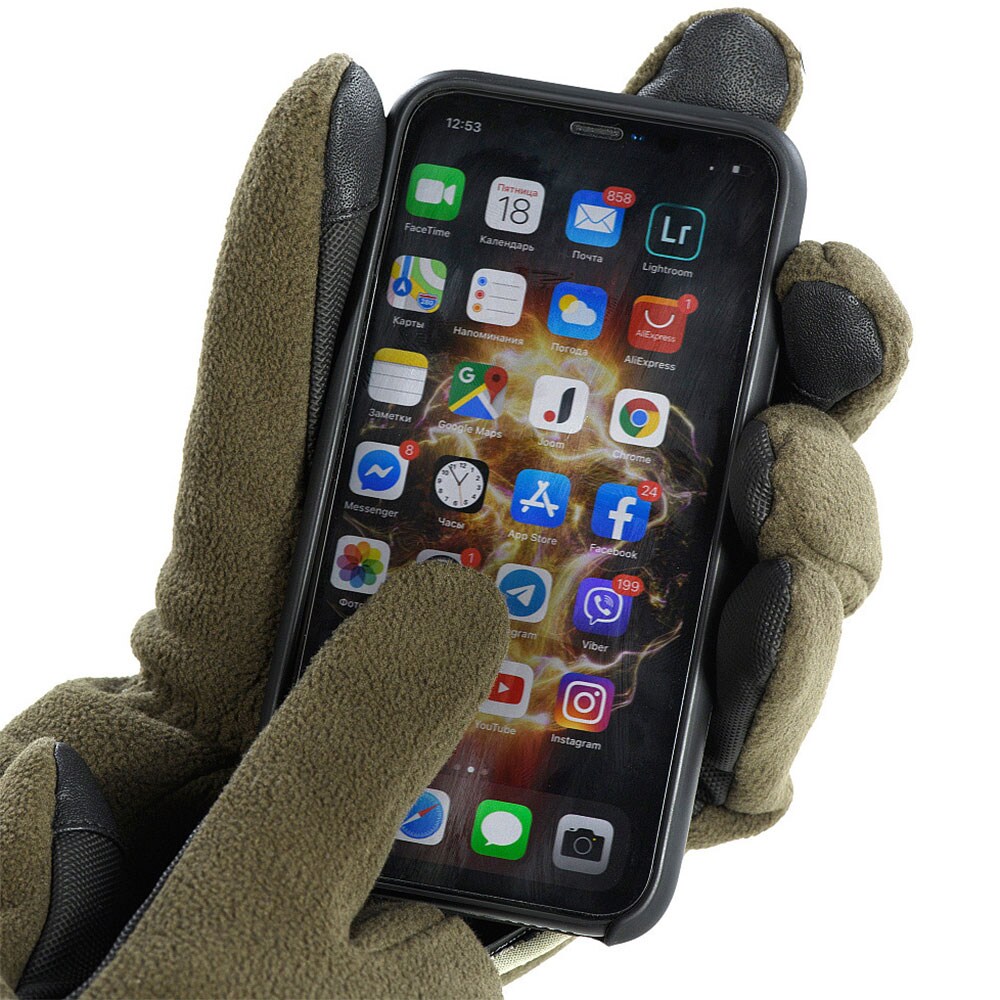 M-Tac Winter Fleece Thinsulate Gloves - Olive