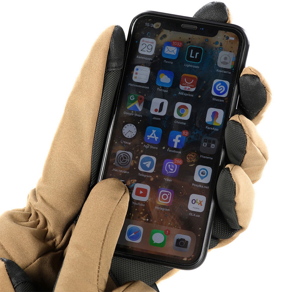 M-Tac Winter Softshell Thinsulate Gloves - Coyote Brown