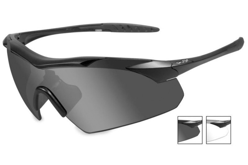 Wiley X Vapor tactical glasses - Grey/Clear Black Frame